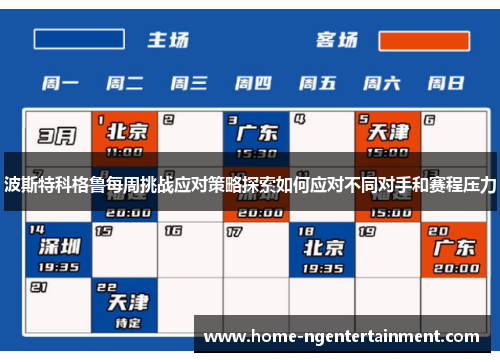 波斯特科格鲁每周挑战应对策略探索如何应对不同对手和赛程压力