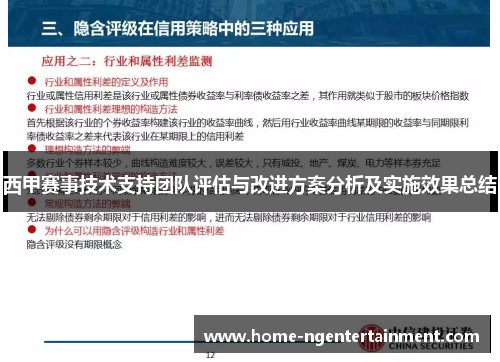 西甲赛事技术支持团队评估与改进方案分析及实施效果总结